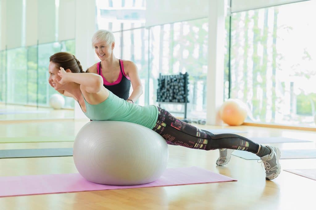 swiss-ball-back-extension exercise ball back extension